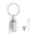 Beautiful Cylinder Cremation Keychain DIY Pendant for Human/Pet Ashes Angel Wing Urn Keychain Memorial Ashes Jewellery Gift - Memories-Made.