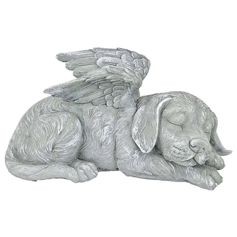 Dog Cat Angel Pet Memorial Grave Marker Statue Resin to Commemorate the Lost Pets for Garden Tombstones Lawn Decoration - Memories-Made.