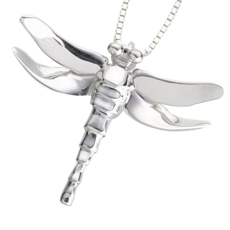 Dragonfly Urn Pendant for Ashes - Memorial Ash Keepsake Necklace for Pet/Human Ashes - Sympathy Gift - Memories-Made.