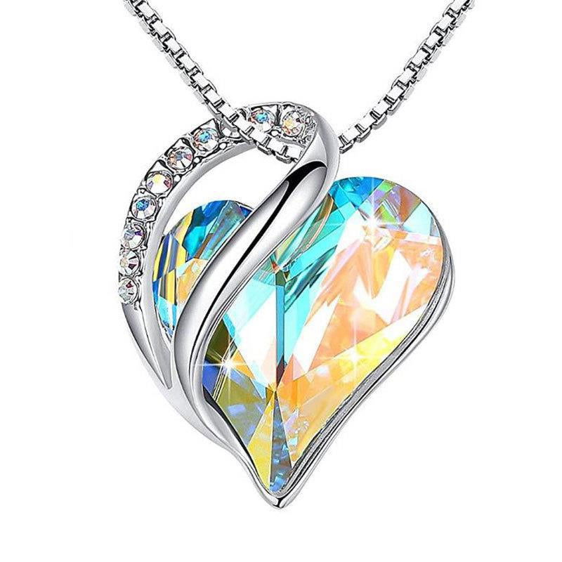 Elegant Heart-Shaped 925 Silver Necklace – Perfect Gift for Birthdays & Anniversaries! - Memories-Made.