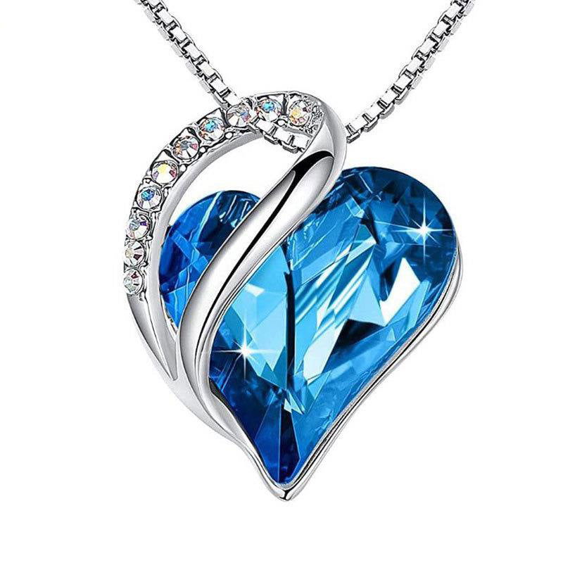 Elegant Heart-Shaped 925 Silver Necklace – Perfect Gift for Birthdays & Anniversaries! - Memories-Made.