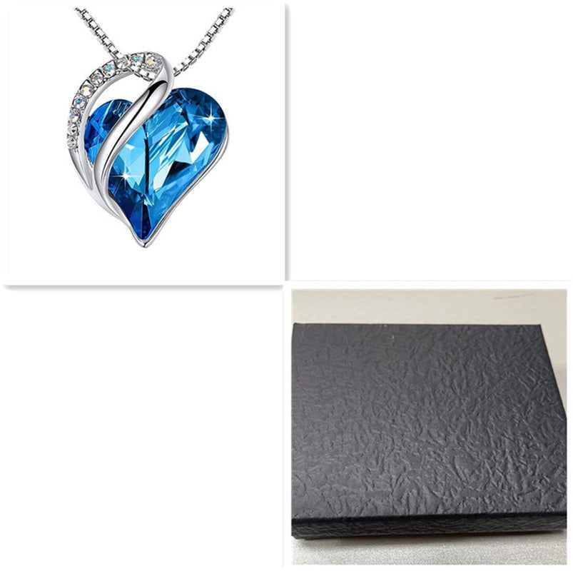 Elegant Heart-Shaped 925 Silver Necklace – Perfect Gift for Birthdays & Anniversaries! - Memories-Made.