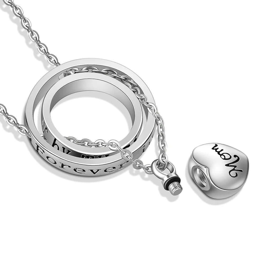 High-Quality Dog/Cat Paw Print Cremation Jewellery Ashes Holder Pet Memorial Urn Necklace Pendant for Memory - Memories-Made.