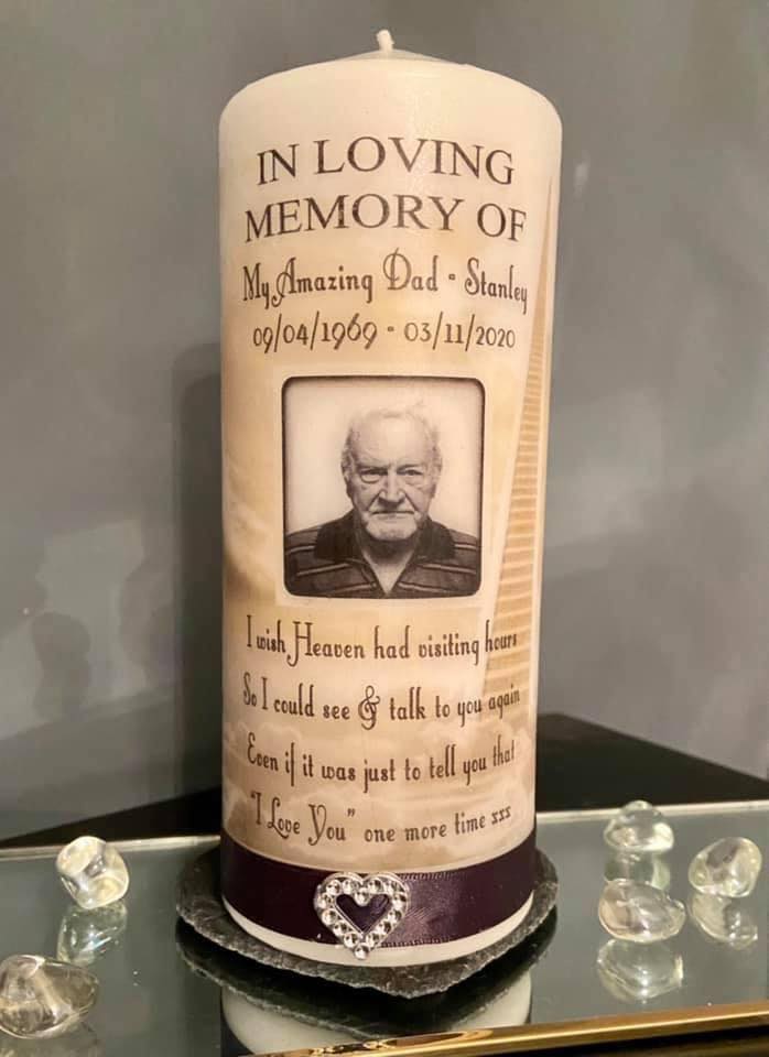 Memorial Candle - I wish heaven had visiting hours...... - Memories-Made.