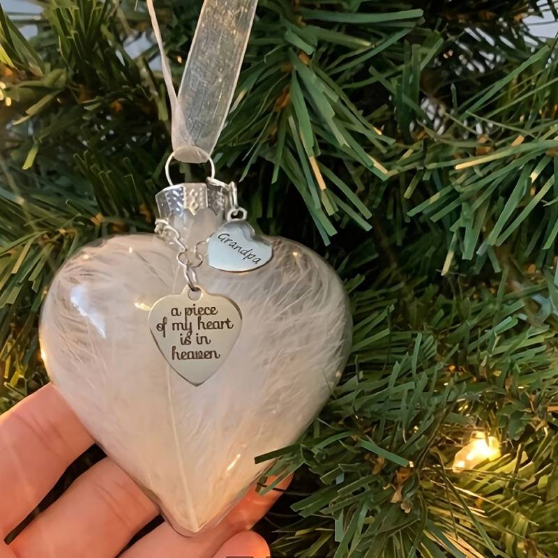 Memorial Pendant Name Ornament - Son - Memories-Made.