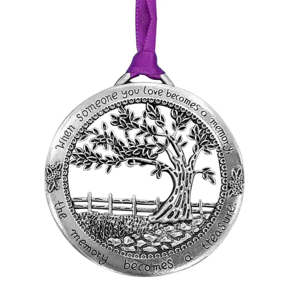 Merry Christmas Memorial Decorations When the One You Love Becomes a Memory Christmas Pendant Life Tree Resin Home Xmas Ornament - Memories-Made.