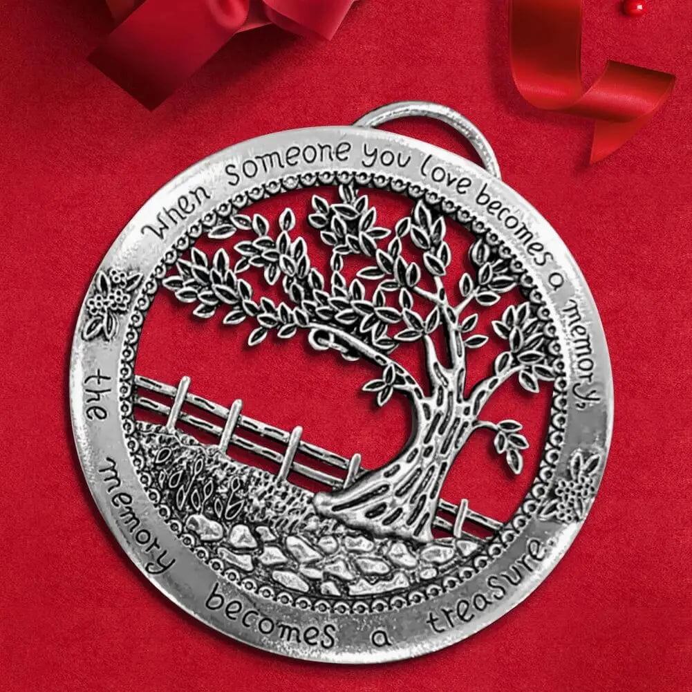 Merry Christmas Memorial Decorations When the One You Love Becomes a Memory Christmas Pendant Life Tree Resin Home Xmas Ornament - Memories-Made.