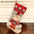 Merry Christmas New Year Red and Black Plaid Christmas Candy Bag Christmas Stocking Christmas Gift Kids Christmas Decoration - Memories-Made.