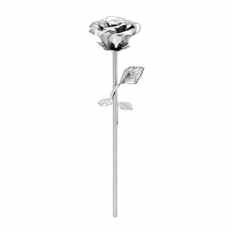 Rose Flower Keepsake Urns for Human Ashes Memorials Urn Locket - Long Stem Rose Flower Cremation Urns Funeral for Ashes - Memories-Made.