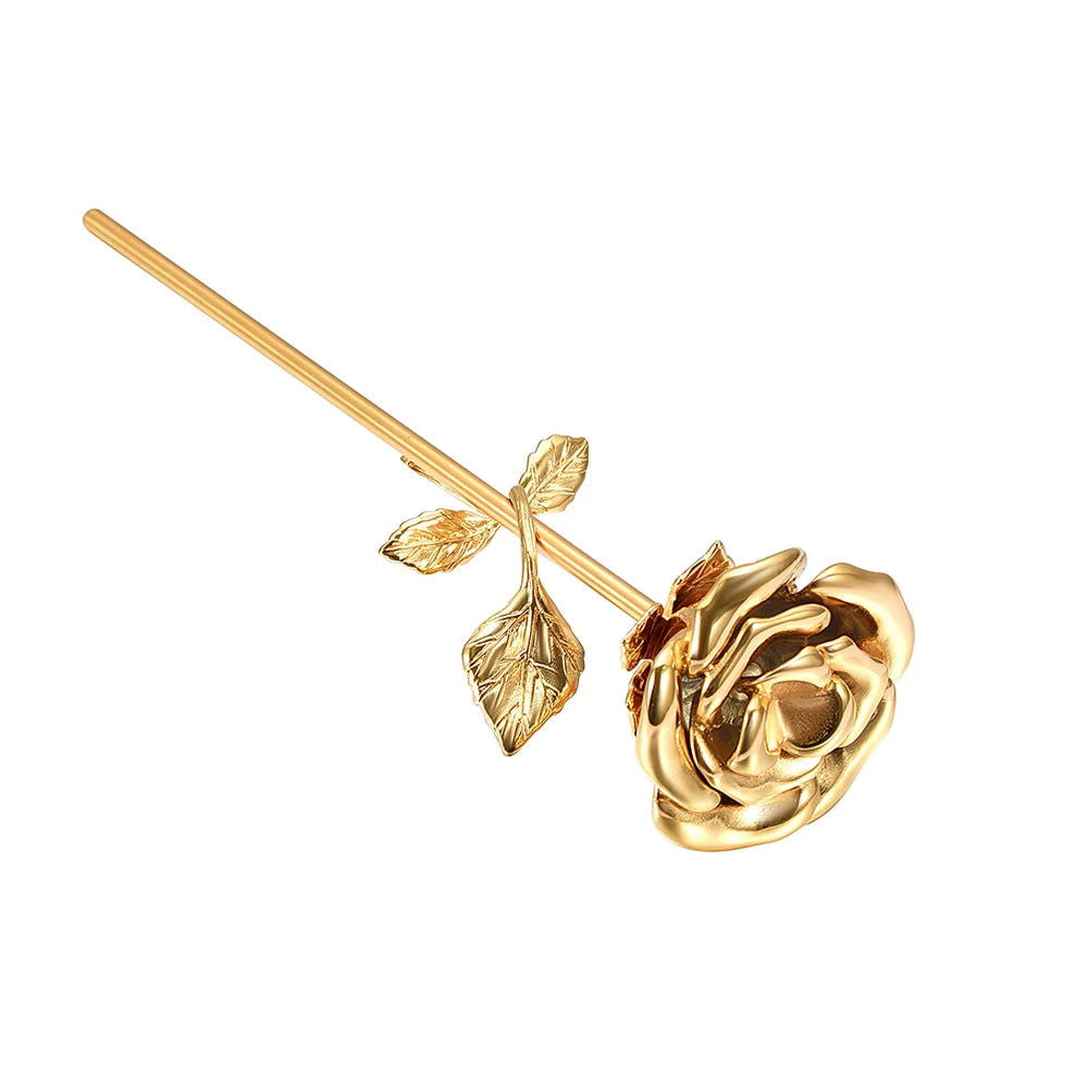 Rose Flower Keepsake Urns for Human Ashes Memorials Urn Locket - Long Stem Rose Flower Cremation Urns Funeral for Ashes - Memories-Made.